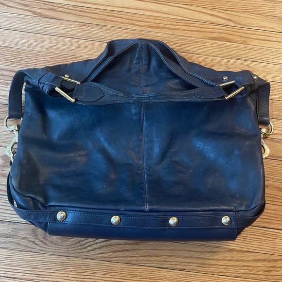 Vintage Rebecca Minkoff ‘Nikki’ Hobo Bag, Dark Navy Blue - Picture 7 of 11